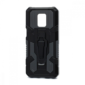 Задняя накладка Xiaomi Redmi Note 9S/Note 9 Pro пластик i-Crystal серый