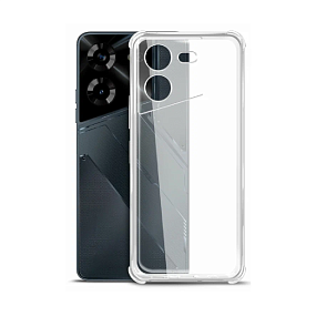 Силиконовый чехол Tecno Pova 5 прозрачный