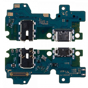 Шлейф Samsung M325F/M225F (M32/M22) на системный разъем/разъем гарнитуры/микрофон - Премиум