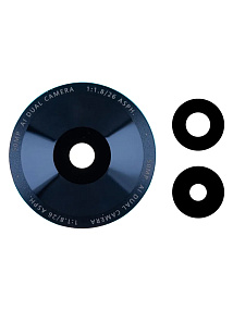 Стекло камеры Huawei Nova Y72/Y72S/Y63 (MGA-LX3/GFY-LX1/GFY-LX1) (комплект 3 шт.) Черный