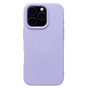 Кейс iPhone 16 Pro Silicone Case без логотипа светло-фиолетовый