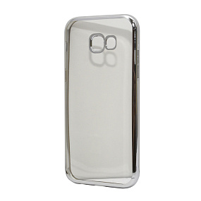 Силиконовый чехол для Samsung A520 Galaxy A5 (2017) Activ Pilot серебро