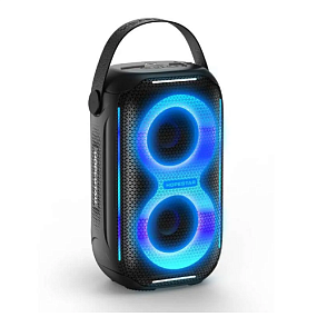 Колонка Hopestar Party 200 mini (Bluetooth/TF/USB/Mic/AUX/TWS) 20W темно-синий(УЦЕНКА)б/у, царапины