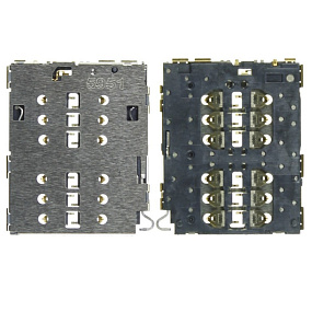 Коннектор SIM Huawei Nexus 6P/P20/P20 Pro/Honor 10