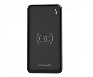 Портативное зарядное устройство Awei P59K Беспроводная зарядка 10000mAh черный