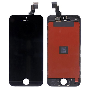 Дисплей для телефона iPhone 5C в сборе Черный - AAA (orig LCD)