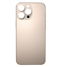 Задняя крышка iPhone 16 Pro в сборе со стеклом камеры Бежевый - orig fabric с креплением