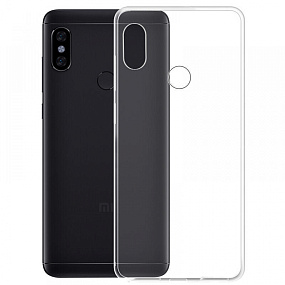 Силиконовый чехол Xiaomi Redmi Note 6 Pro прозрачный