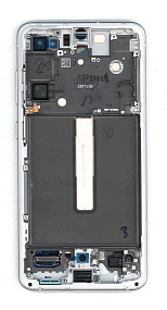 Дисплей для телефона Samsung G990B (S21 FE) модуль Белый - Оригинал