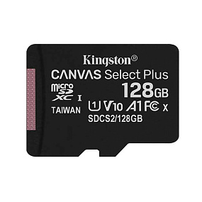 MicroSD 128Gb Kingston Class 10 UHS-I 100Mb/s без адаптера