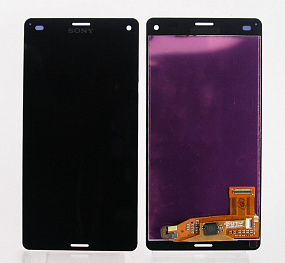 Дисплей для телефона Sony D5803 (Z3 Compact) в сборе с тачскрином Черный