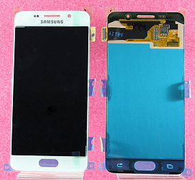 Дисплей для телефона Samsung A310F/A3 (2016) в сборе с тачскрином Белый - Оригинал