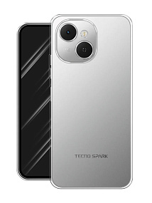 Силиконовый чехол Tecno Spark 40C прозрачный
