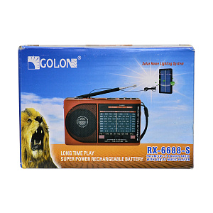 Радиоприемник GOLON RX-6677-S золото