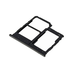 Контейнер SIM Samsung A013F (A01 Core) Черный
