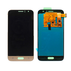 Дисплей для телефона Samsung J120F/J1 2016 в сборе с тачскрином Золото - AA (TFT)