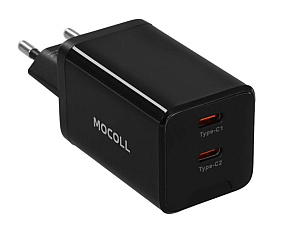 СЗУ- 2Type-c Mocoll 2 выхода 67W черный