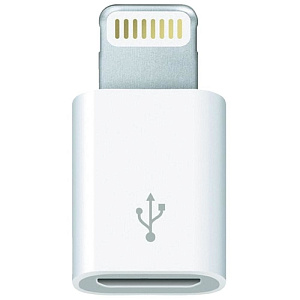Переходник micro USB (мама) - lightning (папа)