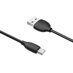 Дата кабель Type-C - USB Borofone BX19 Benefit 3A 1м черный