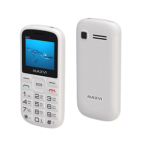Мобильный телефон Maxvi B201 White