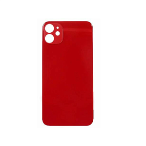 Задняя крышка iPhone 11 (стекло) красный orig fabric
