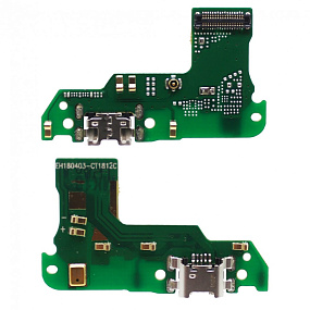 Шлейф Huawei Honor 7A Pro/Honor 7C/Y6 2018/Y6 Prime 2018 плата на системный разъем/микрофон