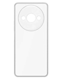 Силиконовый чехол Xiaomi Redmi A3/A3X/Poco C61 SC123 белый