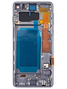 Дисплей для телефона Samsung G973F (S10) модуль Черный - (OLED) (Full Size)