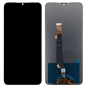 Дисплей для телефона Tecno Spark 8P/8T/Infinix Hot 11 X662B/Itel Vision 5 Plus/S18 Pro Черный