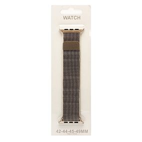 Ремешок для Apple Watch W25 42/44/45/49 mm миланская петля магнит титан(УЦЕНКА)не соотв.размеры