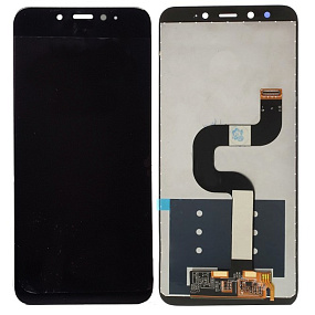 Дисплей для телефона Xiaomi Mi 6X/Mi A2 в сборе с тачскрином Черный