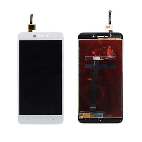 Дисплей для телефона Xiaomi Redmi 4A в сборе с тачскрином Белый - Оригинал