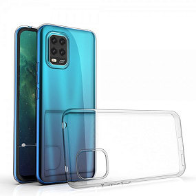 Силиконовый чехол Xiaomi Mi 10 Lite прозрачный