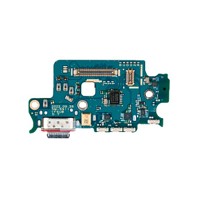 Шлейф Samsung S911B (S23) плата системный разъем/разъем SIM/микрофон - Премиум