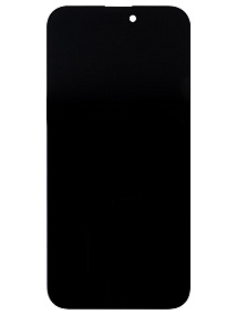 Дисплей для телефона iPhone 15 Pro Max в сборе с тачскрином Черный - (Soft OLED)
