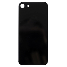Задняя крышка iPhone SE (2020) (стекло) Черный orig fabric