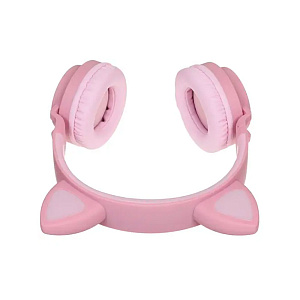 Bluetooth-наушники Hoco W27 полноразмерные Ушки розовые