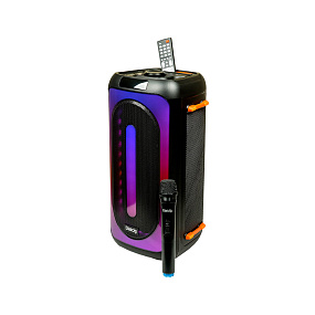 Колонка Dialog Oscar AO-150 (40W/RMS/Караоке с микрофоном/BT/FM/USB/SD/LED) черная