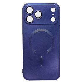 Кейс iPhone 17 Pro Max/18 Pro Max силикон SafeMag SM020 синий