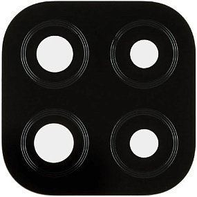 Стекло камеры Xiaomi Redmi 9C (M2006C3MNG) в сборе с рамкой Черный