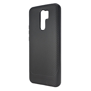 Силиконовый чехол Xiaomi Redmi 9 SC149 карбон черный