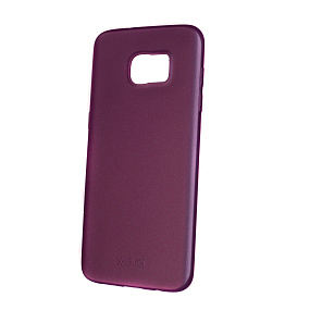 Силиконовый чехол для Samsung G935 Galaxy S7 Edge X-Level Guardian матовый бордовый