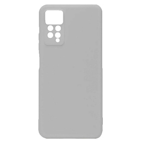 Силиконовый чехол Xiaomi Redmi Note 11 Pro/11 Pro 5G/12 Pro 4G с закрытой камерой серый