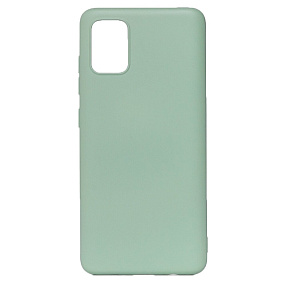Силиконовый чехол для Samsung A715 Galaxy A71 Activ Original Design (light green)