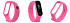 Ремешок силиконовый для браслета Xiaomi Mi Band 3/4 рифленый розовый