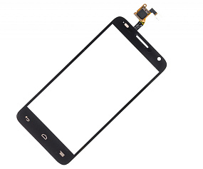 Сенсор для телефона Alcatel OT-6036Y (Idol 2 Mini S) Черный