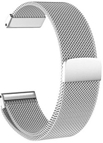 Ремешок для Apple Watch W25 38/40/41 mm миланская петля магнит серебро