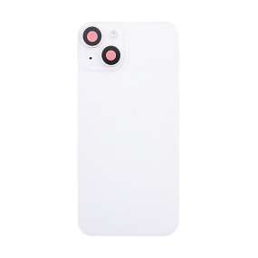 Задняя крышка iPhone 14 (стекло) белый - Премиум