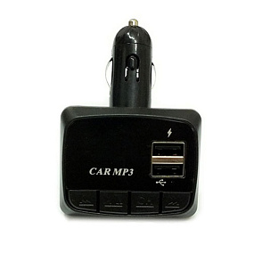 FM-модулятор M-644 (USB/MicroSD/пульт) черный