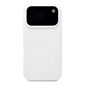 Кейс iPhone 17 Pro/18 Pro Silicone Case без логотипа белый